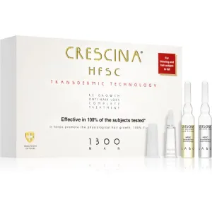 Crescina Transdermic 1300 Re-Growth and Anti-Hair Loss traitement pour la croissance et contre la chute des cheveux pour homme 20x3,5 ml