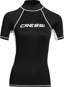 Cressi Rash Guard Lady Short Sleeve Chemise Black/White M