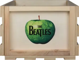 Crosley Record Storage Crate The Beatles Apple Label La boîte Boîte pour disques LP