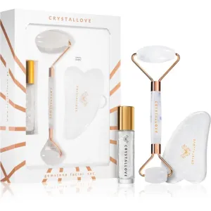 Crystallove Clear Quartz Beauty Set kit soins visage