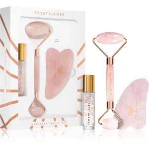 Crystallove Rose Quartz Beauty Set kit soins visage