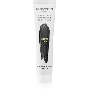 Curasept White Lux Toothpaste dentifrice blanchissant au charbon actif 75 ml