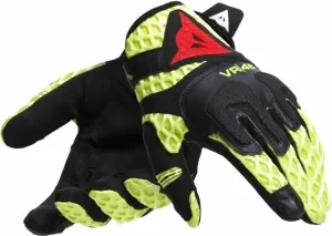 Dainese VR46 Talent Gloves Black/Fluo Yellow/Fluo Red 2XL Gants de moto