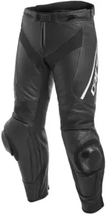 Dainese Delta 3 Black/Black/White 46 Pantalon en cuir