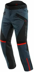 Dainese Tempest 3 D-Dry Ebony/Black/Lava Red 56 Regular Pantalons en textile