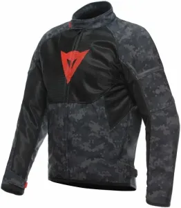 Dainese Ignite Air Tex Jacket Camo Gray/Black/Fluo Red 48 Blouson textile