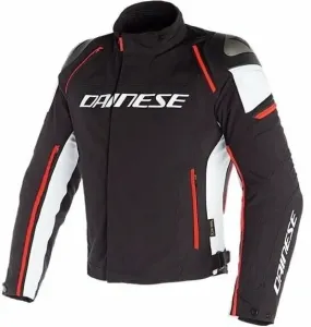 Dainese Racing 3 D-Dry Black/White/Fluo Red 44 Blouson textile