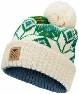 Dale of Norway Vilja Unisex Wool Hat Off White/Bright Green/Blue Shadow UNI Bonnet de Ski