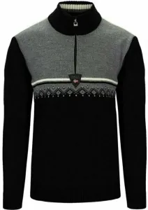 Dale of Norway Lahti Mens Knit Sweater Black/Smoke/Off White 2XL Pull-over