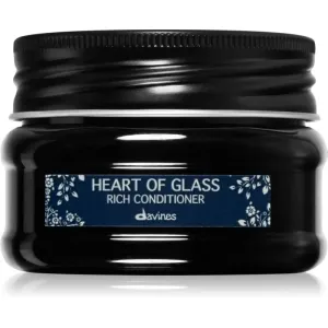 Davines Heart of Glass Rich Conditioner après-shampoing fortifiant pour cheveux blonds 90 ml
