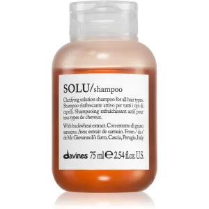Davines Essential Haircare SOLU Shampoo shampoing nettoyant en profondeur à effet rafraîchissant 75 ml
