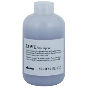 Davines Love Olive shampooing lissant pour cheveux indisciplinés et frisottis 250 ml