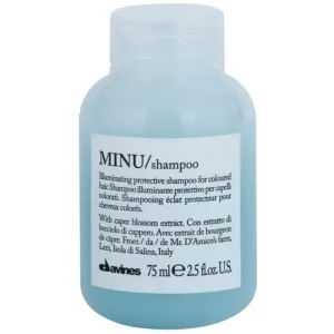 Davines Essential Haircare MINU Shampoo shampoing protecteur pour cheveux colorés 75 ml