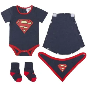 DC Comics Superman coffret cadeau pour bébés 6-12m