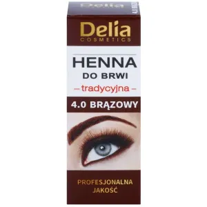 Delia Cosmetics Henna teinture sourcils teinte 4.0 Brown 2 g + 2 ml #108855