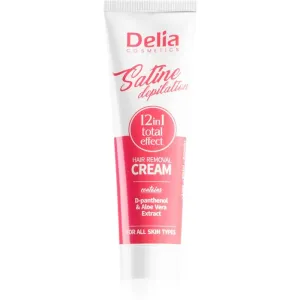 Delia Cosmetics Satine Depilation 12in1 Total Effect crème dépilatoire pour tous types de peau 100 ml