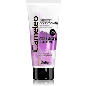 Delia Cosmetics Cameleo Collagen & Biotin après-shampoing fortifiant pour cheveux abîmés et fragiles 200 ml