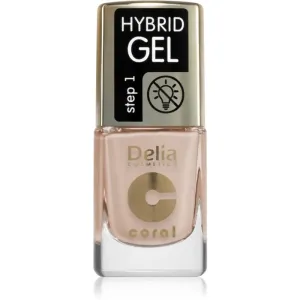 Delia Cosmetics Coral Hybrid Gel vernis à ongles gel sans lampe UV/LED teinte 112 11 ml