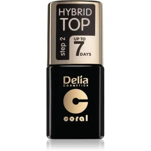 Delia Cosmetics Hybrid Gel vernis top coat gel 11 ml