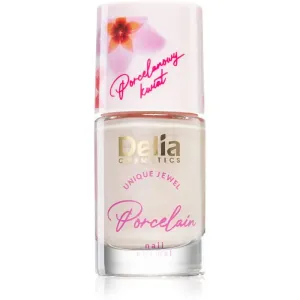 Delia Cosmetics Porcelain vernis à ongles 2 en 1 teinte 03 Salmon Pink 11 ml