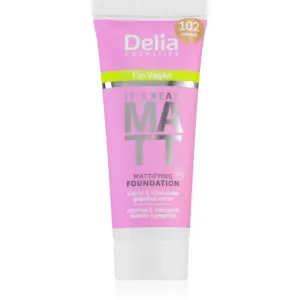 Delia Cosmetics It's Real Matt fond de teint matifiant teinte 102 Natural 30 ml
