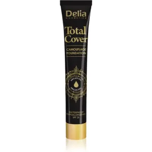 Delia Cosmetics Total Cover fond de teint waterproof SPF 20 teinte 52 Ivory 25 g