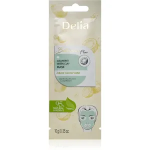 Delia Cosmetics Botanical Flow Coconut Water masque purifiant visage pour peaux grasses 10 g