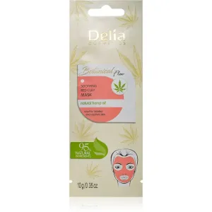Delia Cosmetics Botanical Flow Hemp Oil masque apaisant visage pour peaux sensibles et irritées 10 g