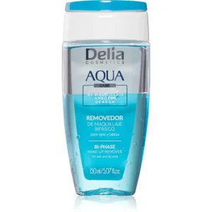 Delia Cosmetics Aqua démaquillant bi-phasé contour des yeux et lèvres 150 ml