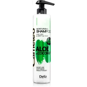 Delia Cosmetics Cameleo Aloe & Coconut shampoing hydratant pour cheveux secs et fragiles 250 ml