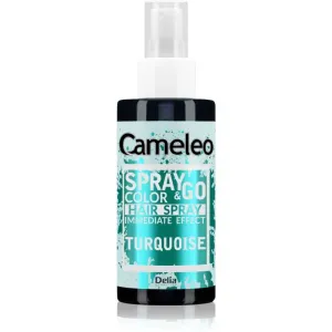 Delia Cosmetics Cameleo Spray & Go spray capillaire teinté teinte Turquoise 150 ml