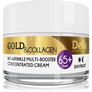 Delia Cosmetics Gold & Collagen 65+ crème anti-rides effet régénérant 50 ml #111789