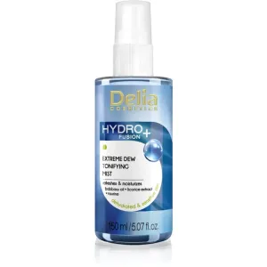 Delia Cosmetics Hydro Fusion + brume tonifiante visage pour un effet naturel 150 ml