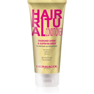 Dermacol Hair Ritual après-shampoing pour cheveux blonds 200 ml