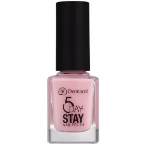 Dermacol 5 Day Stay vernis à ongles longue tenue teinte 06 First Kiss 11 ml