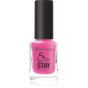 Dermacol 5 Day Stay vernis à ongles longue tenue teinte 35 Pink Ride 11 ml
