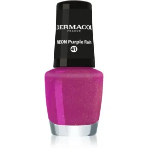 Dermacol Neon vernis à ongles néon teinte 41 Purple Rain 5 ml