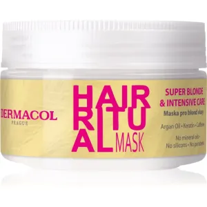 Dermacol Hair Ritual masque pour cheveux blonds 200 ml