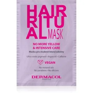 Dermacol Hair Ritual masque pour nuances de blond froides 15 ml