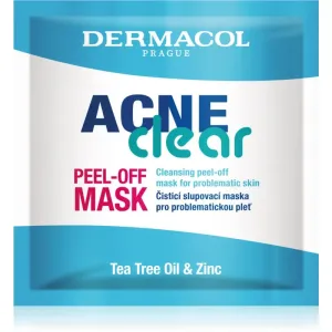 Dermacol Acne Clear masque peel off purifiant pour peaux à problèmes 8 ml