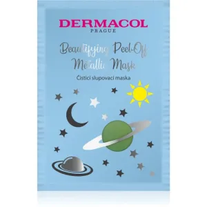 Dermacol Beautifying Peel-Off Metallic Mask masque peel-off pour un nettoyage en profondeur #119517