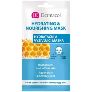 Dermacol Hydrating & Nourishing Mask masque en tissu hydratant et nourrissant 3D 15 ml
