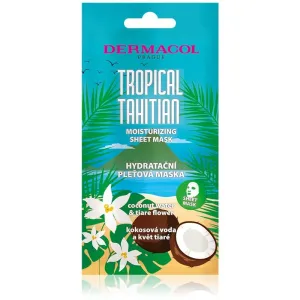 Dermacol Tropical Tahitian masque hydratant en tissu 23 g