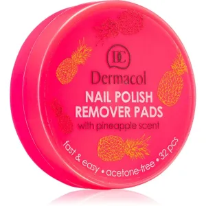 Dermacol Nail Care Odorless dissolvant ongles sans parfum 32 pcs