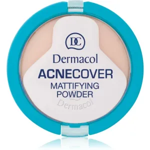 Dermacol Acne Cover poudre compacte pour peaux à problèmes, acné teinte Porcelain 11 g