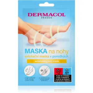 Dermacol Feet Mask chaussettes exfoliantes pour adoucir et hydrater la peau des pieds 1 pcs
