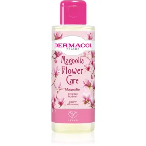 Dermacol Flower Care Magnolia huile pour le corps relaxante arôme fleurs 100 ml