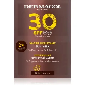 Dermacol Sun Water Resistant lait solaire waterproof SPF 30 2x15 ml
