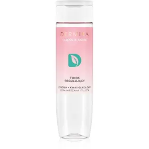 Dermika Clean & More lotion tonique normalisante pour réduire l'excès de sébum 200 ml