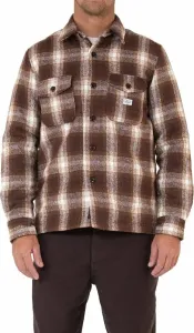 Deus Ex Machina Marcus Check Shirt Brown Plaid XL